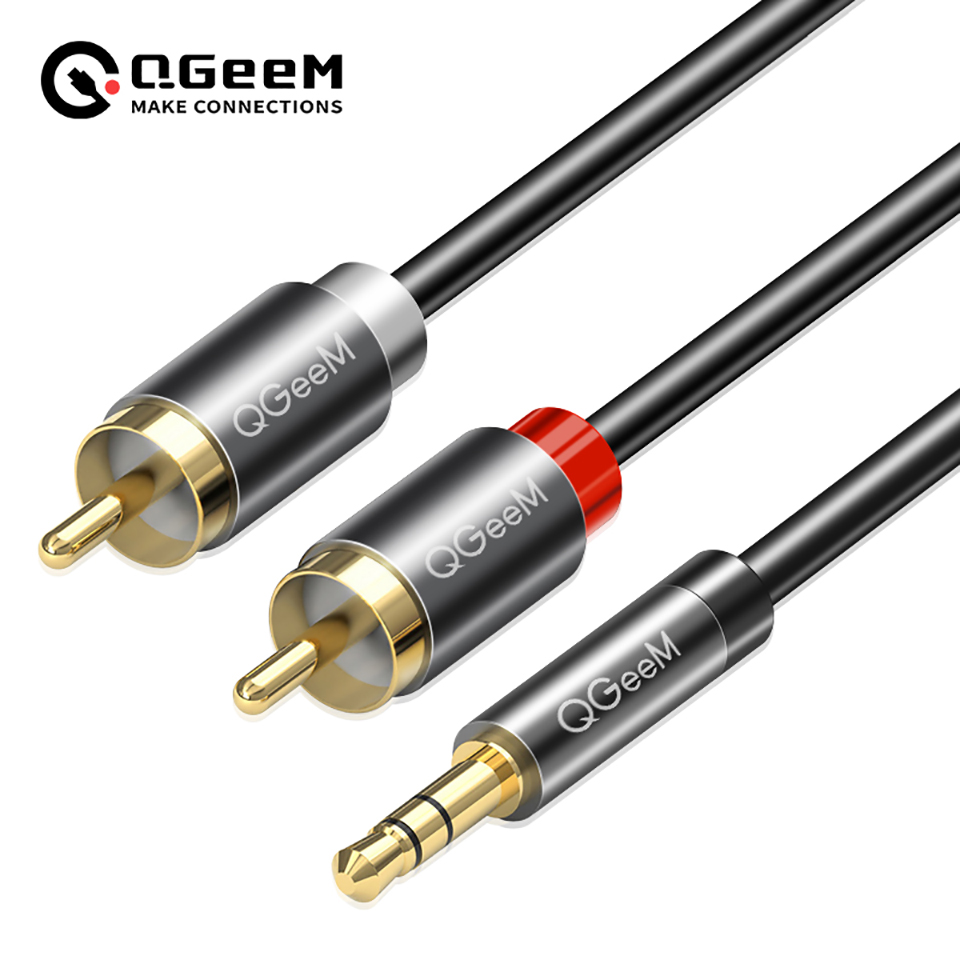 Klipsch Home Cinema - QGeeM RCA Cable 2RCA to 3.5