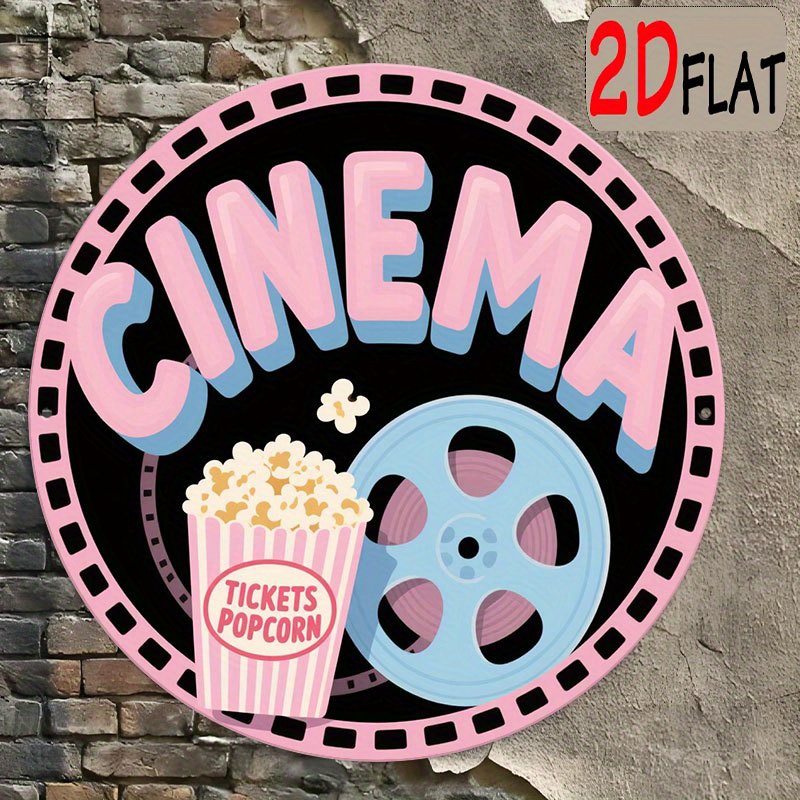 Home Cinema Classic - Vintage 2D Cinema Decoration | Letter