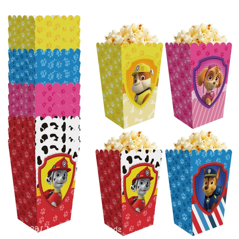 Home Cinema Marshall - 12Pcs Paw Patrol Popcorn Box Party