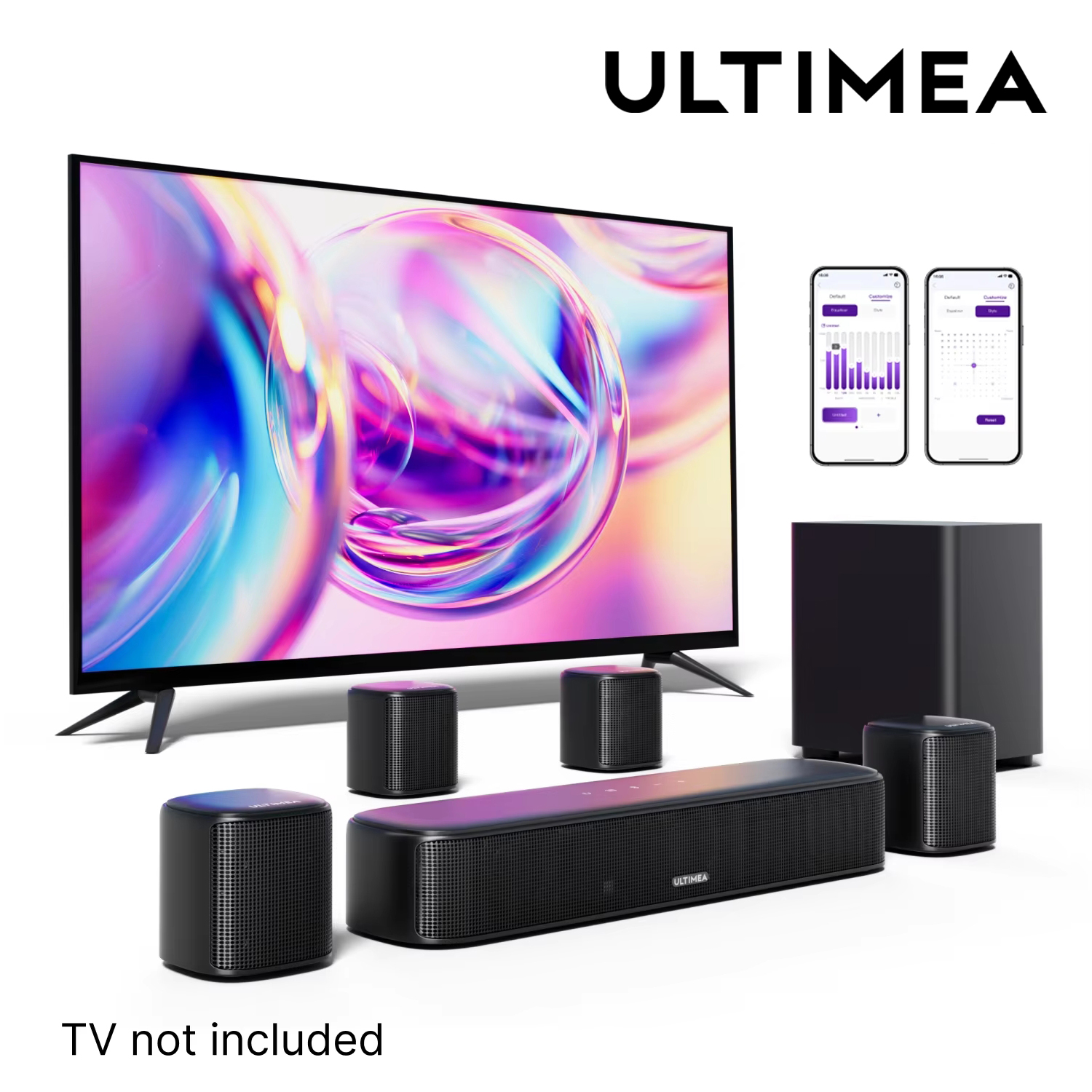 Home Cinema Tv - ULTIMEA 7.1 Channel Sound Bar System