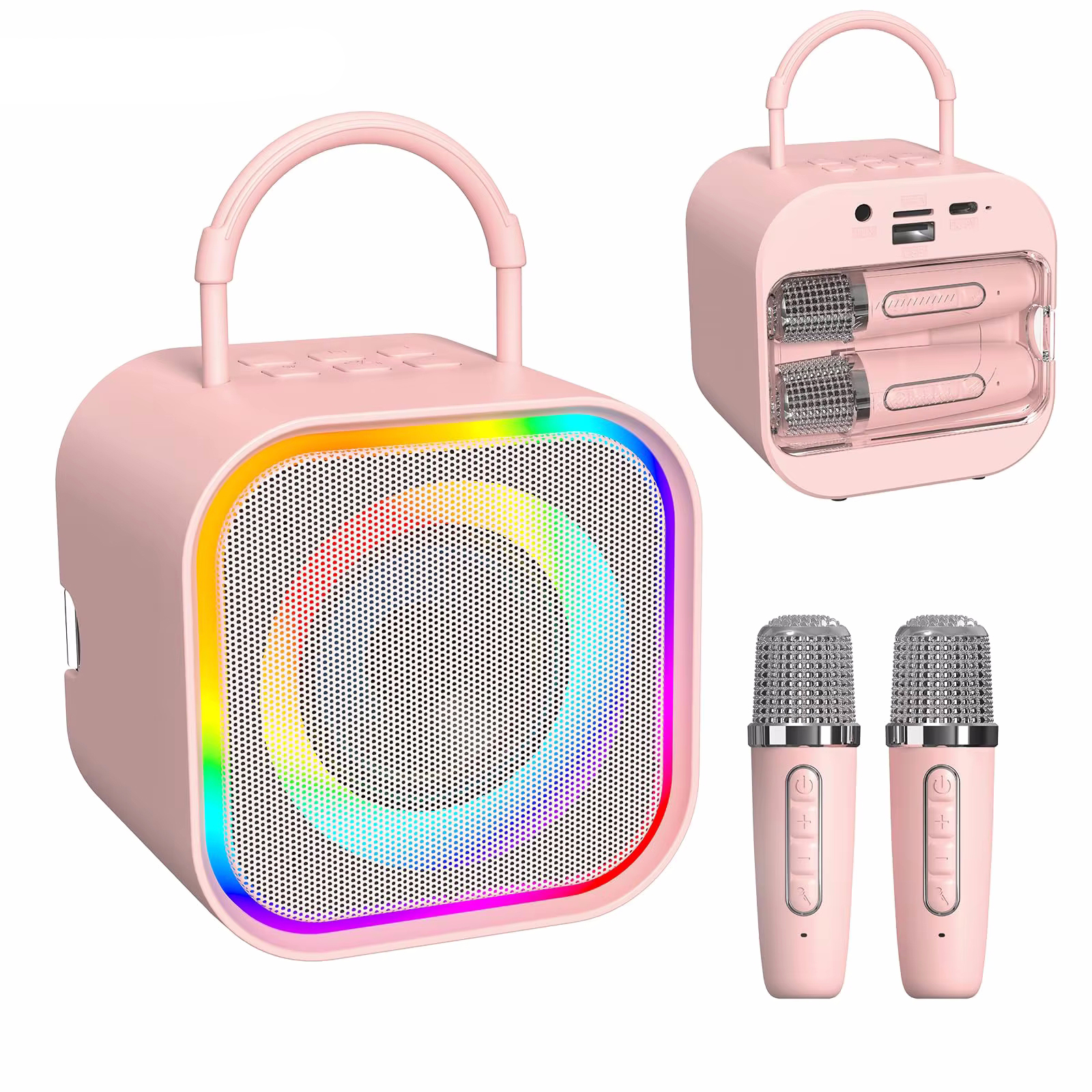 Home Cinema In Small Room - Dual Wireless Microphone Karaoke Bluetooth Mic