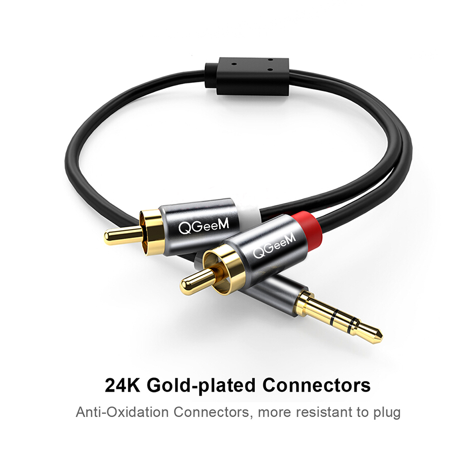 QGeeM RCA Cable 2RCA to 3.5 Au - Klipsch Home Cinema incelemesi ve fiyatı