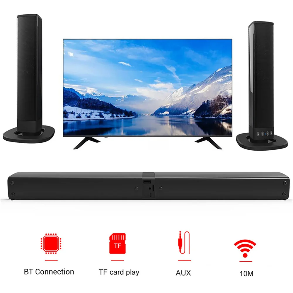 Wireless Bluetooth TV Sound Ba - Home Cinema With Wireless Rear Speakers incelemesi ve fiyatı