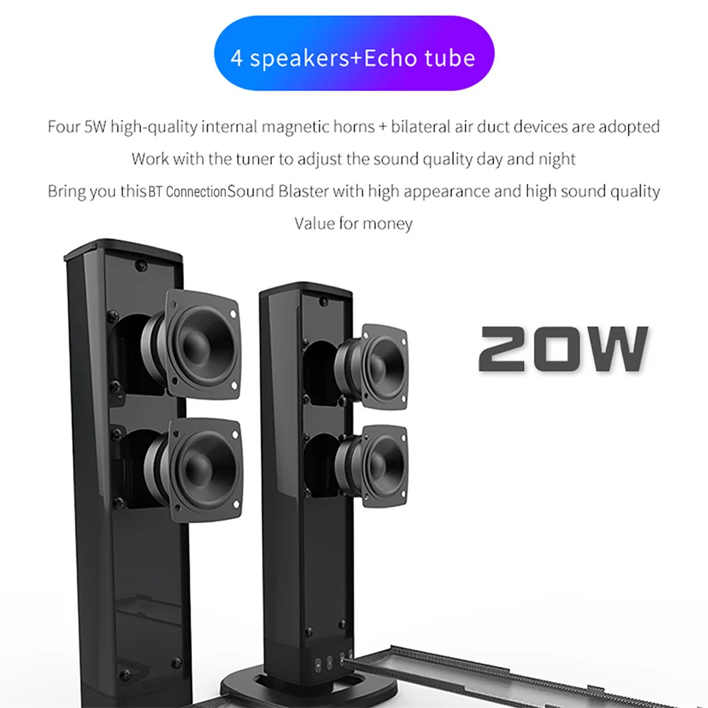 Wireless Bluetooth TV Sound Ba - Home Cinema With Wireless Rear Speakers incelemesi ve fiyatı
