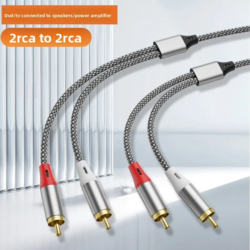 Double RCA audio cable, 2 pair - Home Cinema Subwoofer incelemesi ve fiyatı