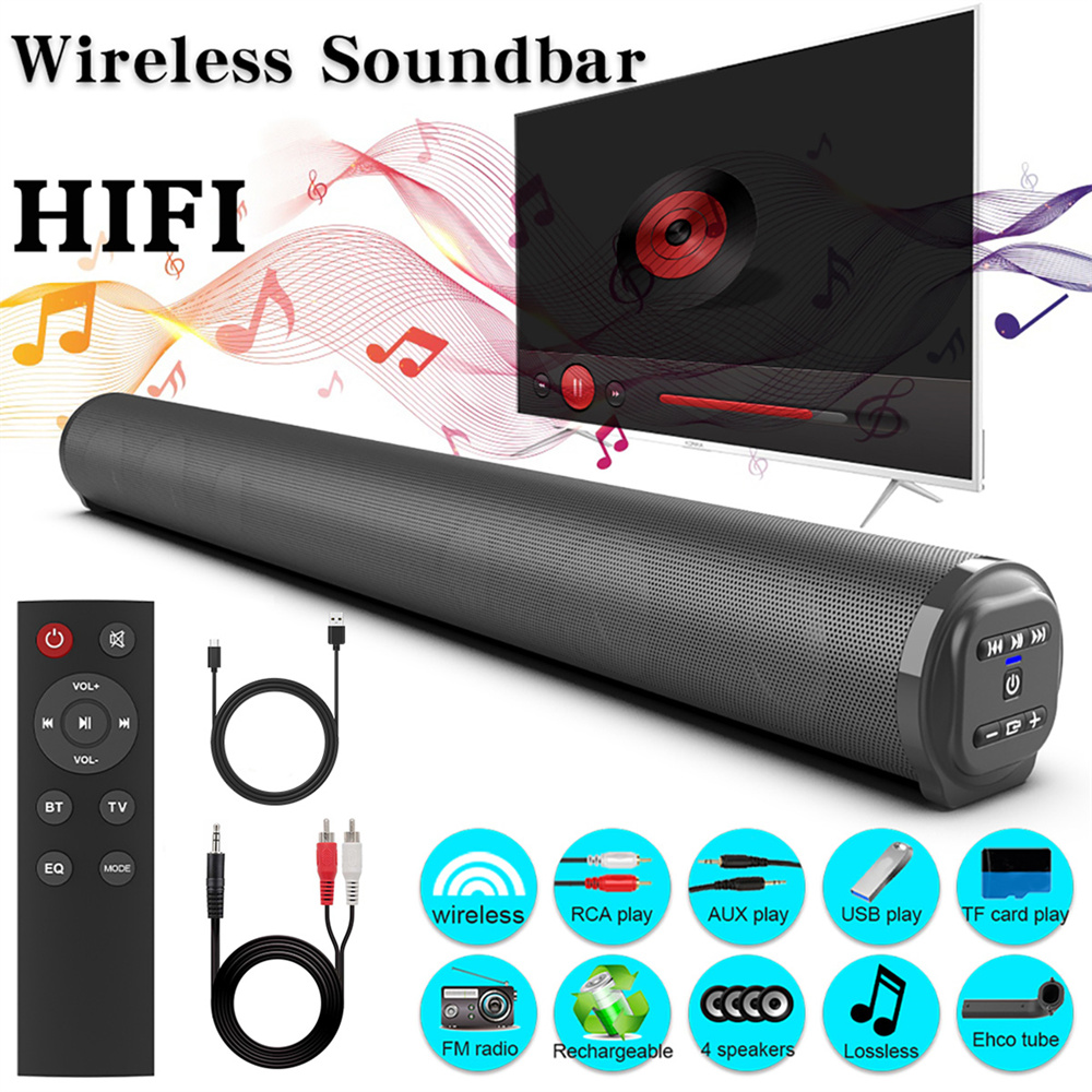 Sound Bar TV Sound System Blue - Home Cinema With Wireless Rear Speakers incelemesi ve fiyatı