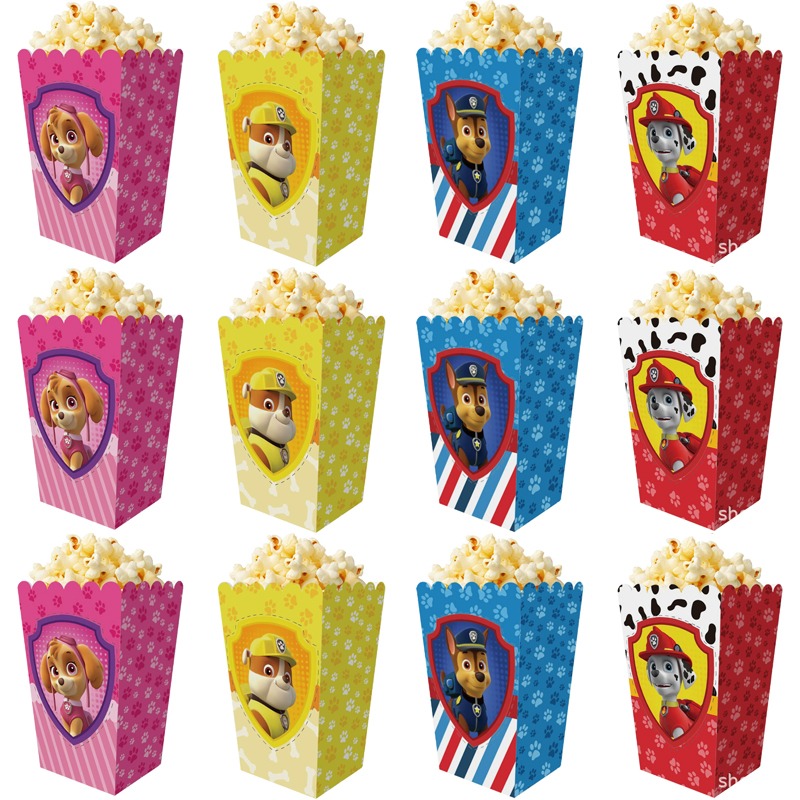 12Pcs Paw Patrol Popcorn Box P - Home Cinema Marshall incelemesi ve fiyatı