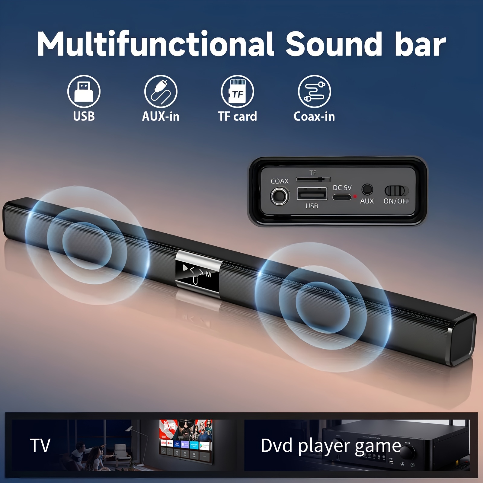 Soundbar Cinema Soundbar Hifi  - Home Cinema With Wireless Rear Speakers incelemesi ve fiyatı