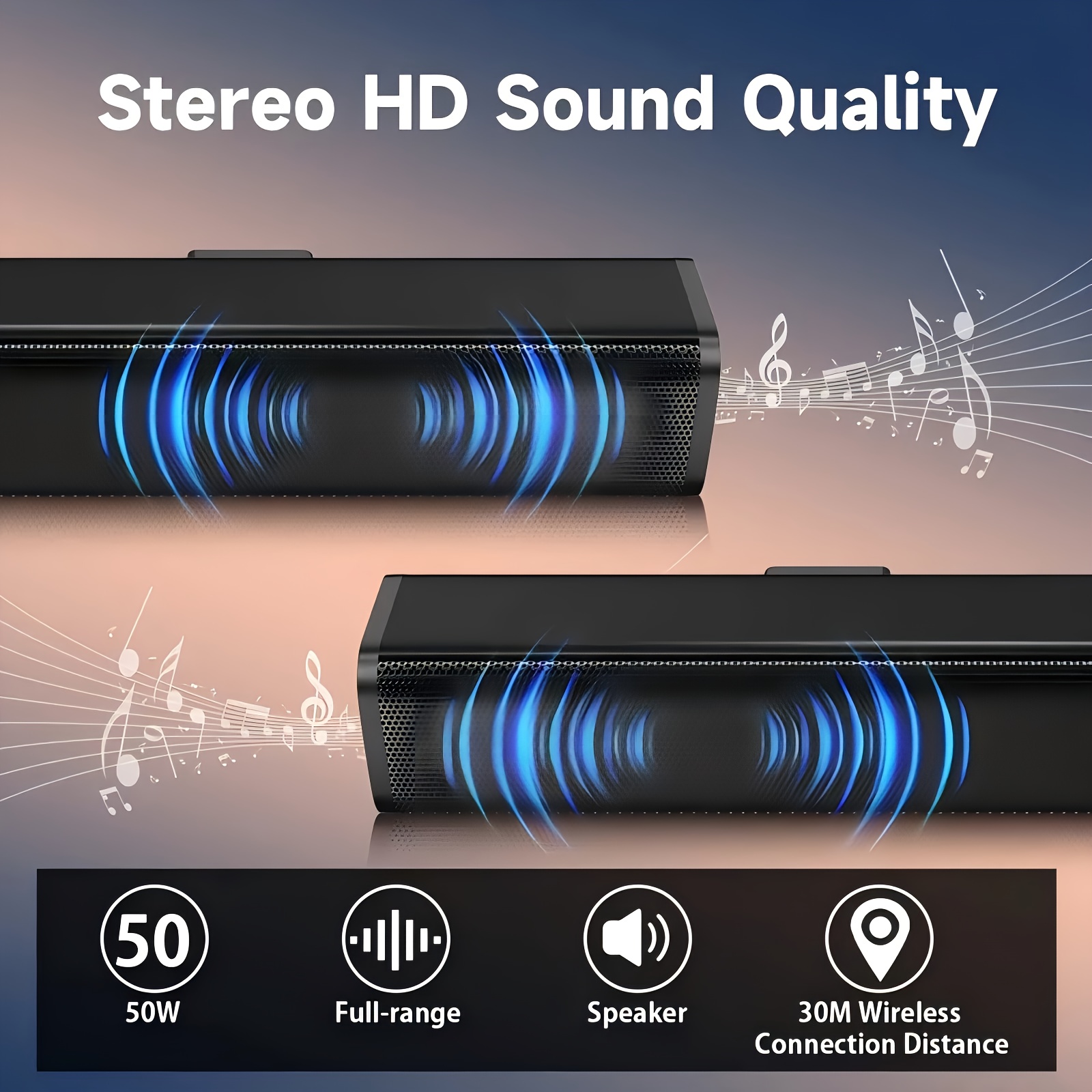 Soundbar Cinema Soundbar Hifi  - Home Cinema With Wireless Rear Speakers incelemesi ve fiyatı