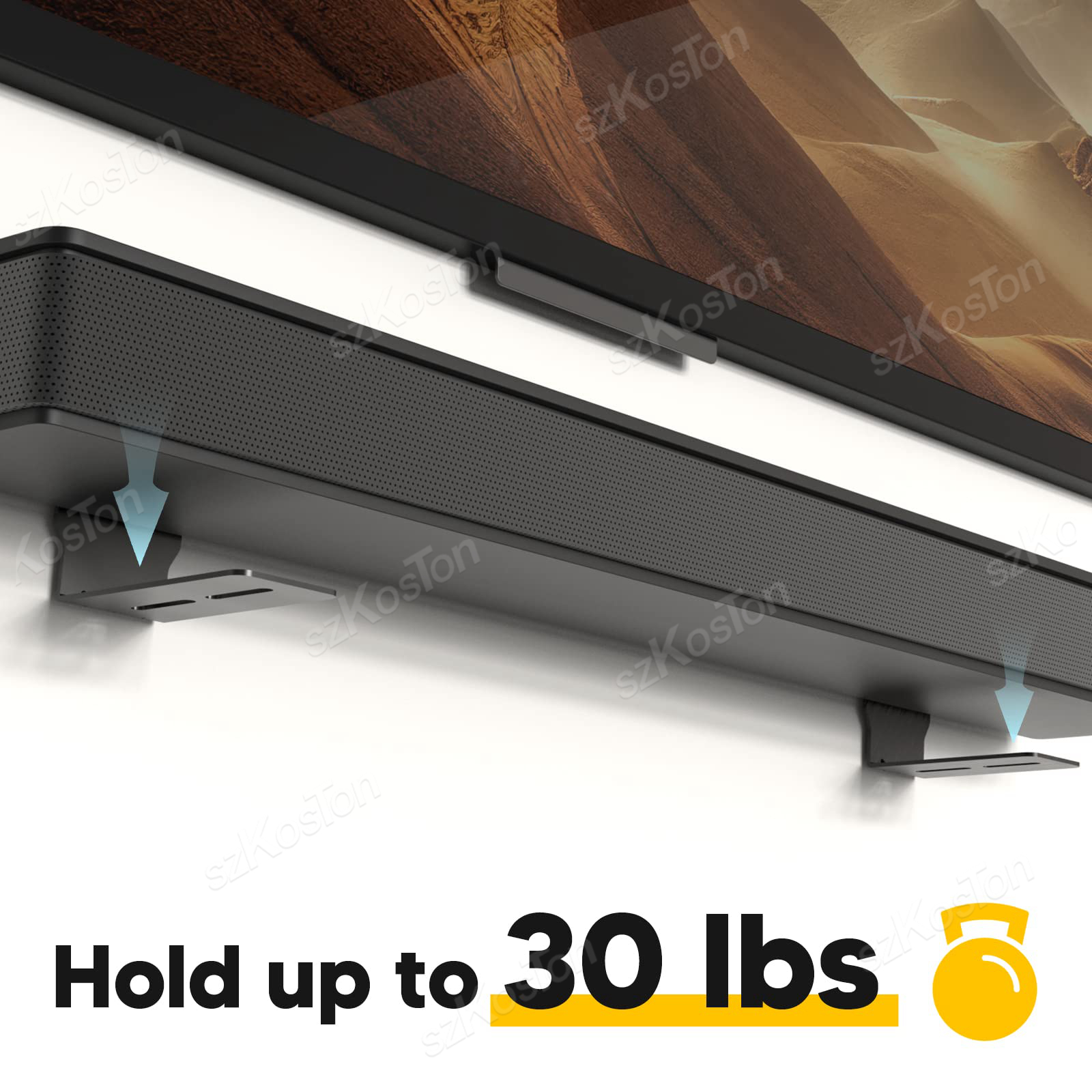2 PCS Soundbar Mount Wall Brac - Home Cinema Tv incelemesi ve fiyatı