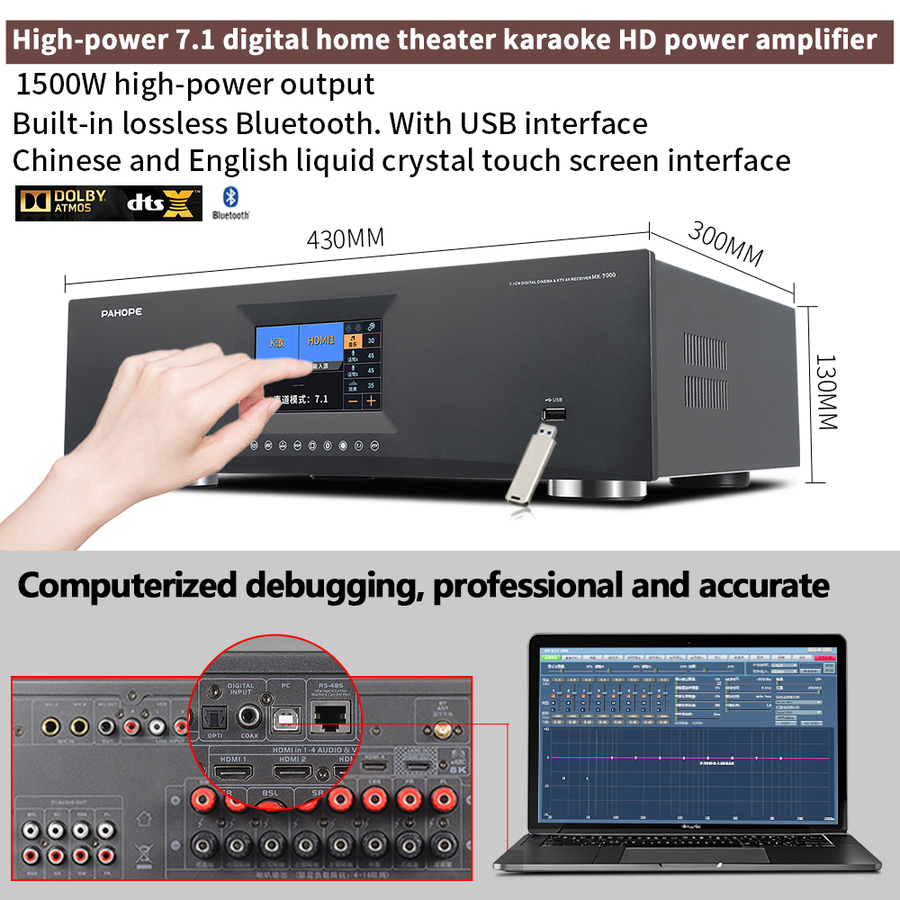 7.1DTS Mini Satellite Home The - Surround Sound Decoder incelemesi ve fiyatı