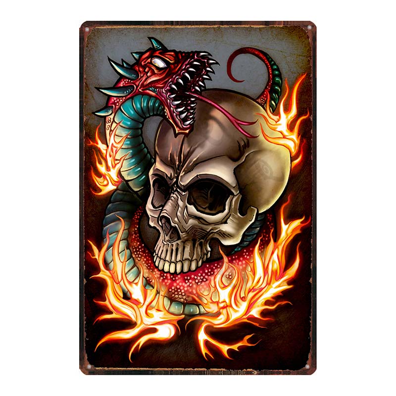【YZFQ 】 Sugar Skull Plaque Met - Home Cinema Restaurant incelemesi ve fiyatı
