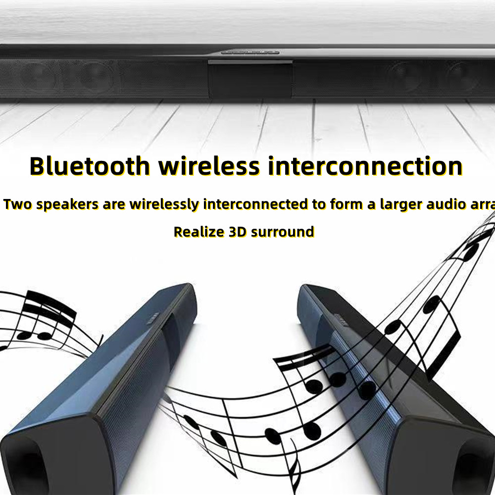 40W Soundbar TV Portable Bluet - Home Cinema With Wireless Rear Speakers incelemesi ve fiyatı