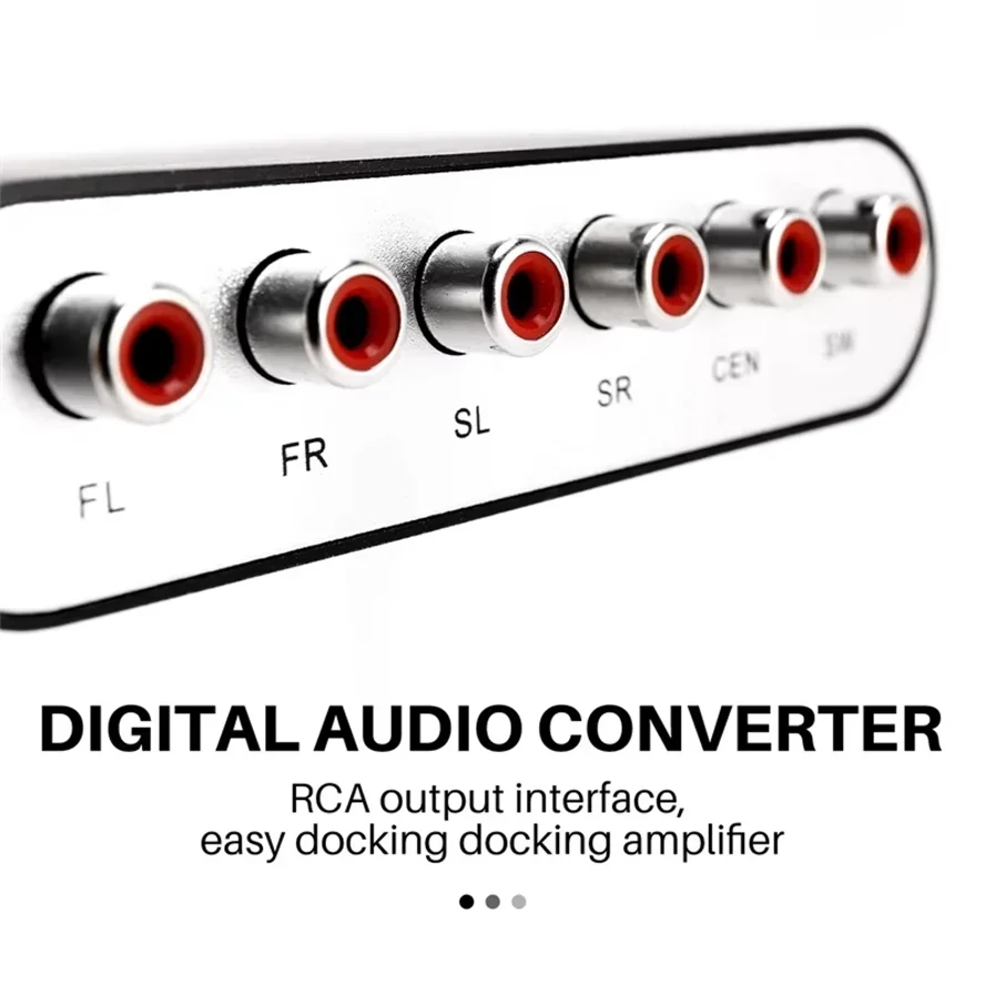 Digital to Analog 5.1 Audio De - Surround Sound Decoder incelemesi ve fiyatı