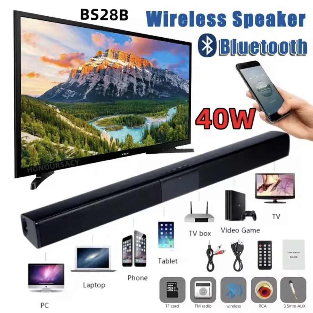 Powerful Wireless Bluetooth Sp - Home Cinema With Wireless Rear Speakers incelemesi ve fiyatı