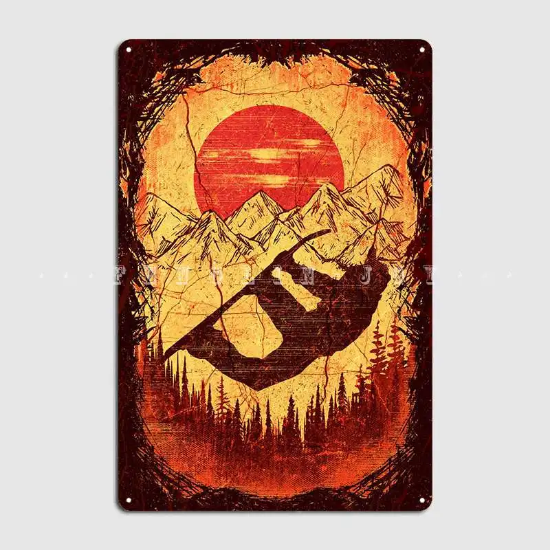 Snowboard Metal Sign Plaques H - Home Cinema Interiors incelemesi ve fiyatı