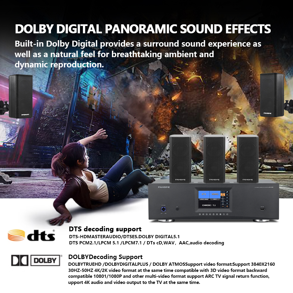 7.1DTS Mini Satellite Home The - Surround Sound Decoder incelemesi ve fiyatı