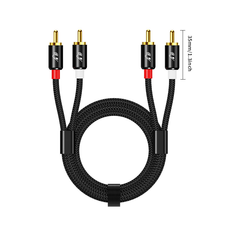 RG 2 RCA to 2 RCA Stereo Cable - Home Cinema Theater incelemesi ve fiyatı