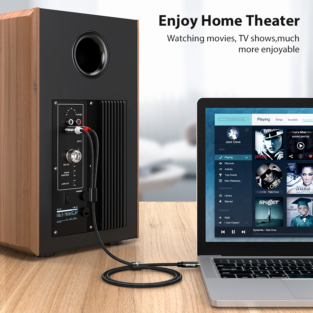 Elough RCA Cable AUX RCA Speak - Home Cinema Tv incelemesi ve fiyatı