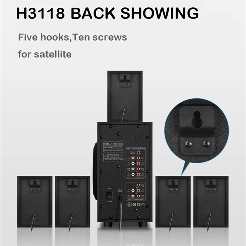 5.1 Floor-Standing Multimedia  - Home Cinema With Wireless Rear Speakers incelemesi ve fiyatı
