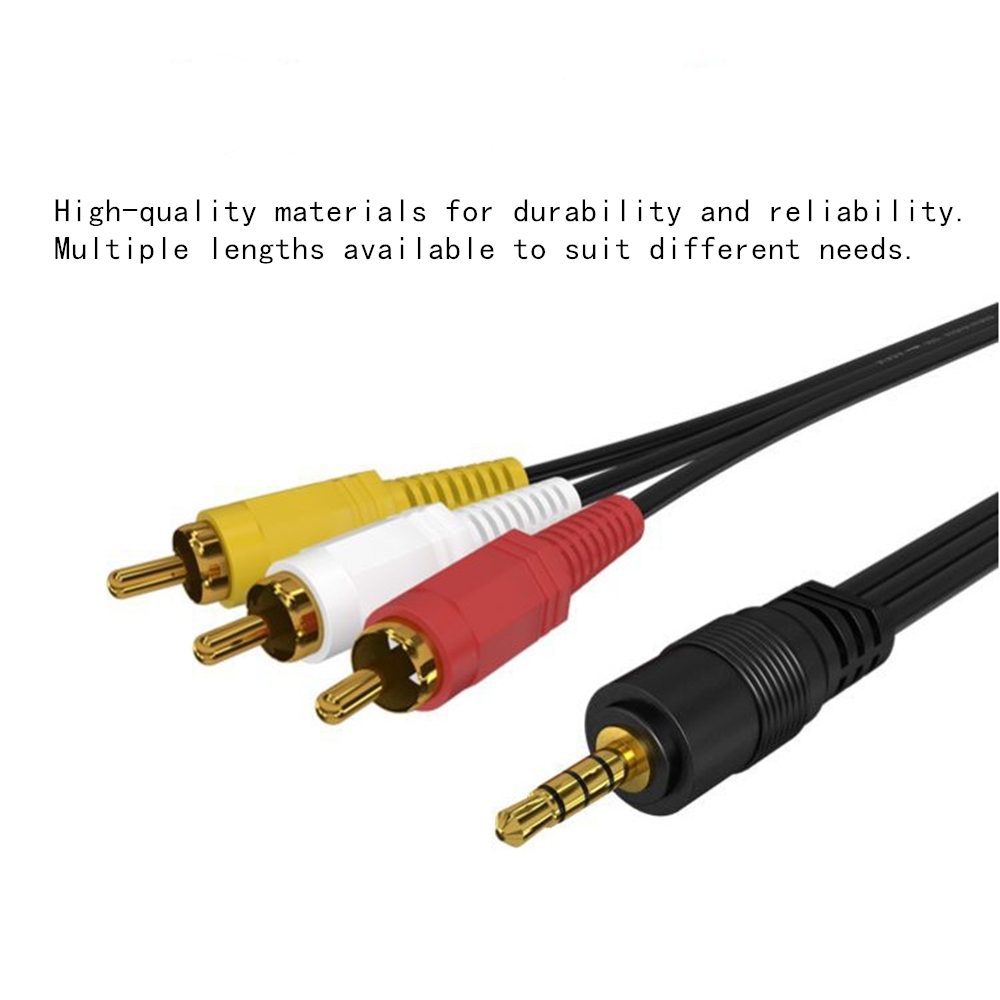 3.5mm to 3 RCA Audio Video Cab - Klipsch Home Cinema incelemesi ve fiyatı