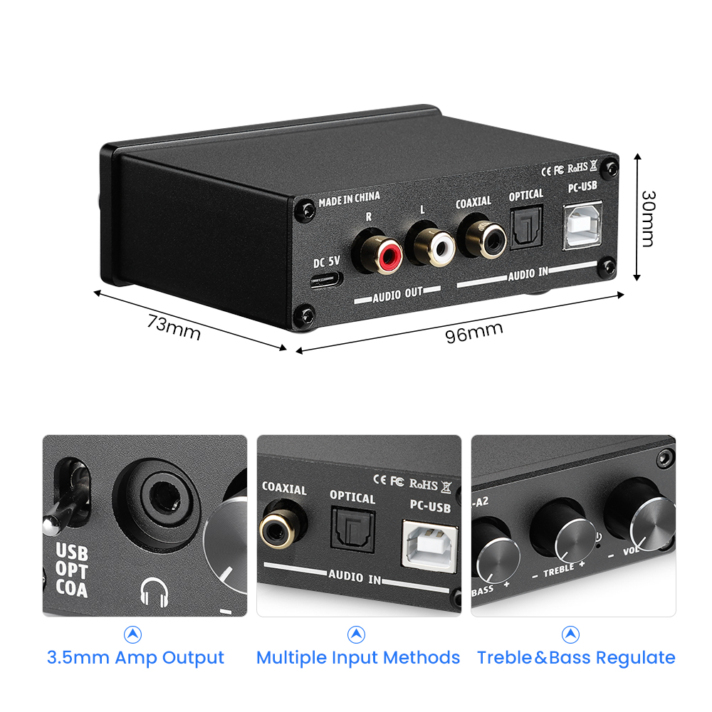 AIYIMA DAC-A2 HiFi Audio Decod - Surround Sound Decoder incelemesi ve fiyatı