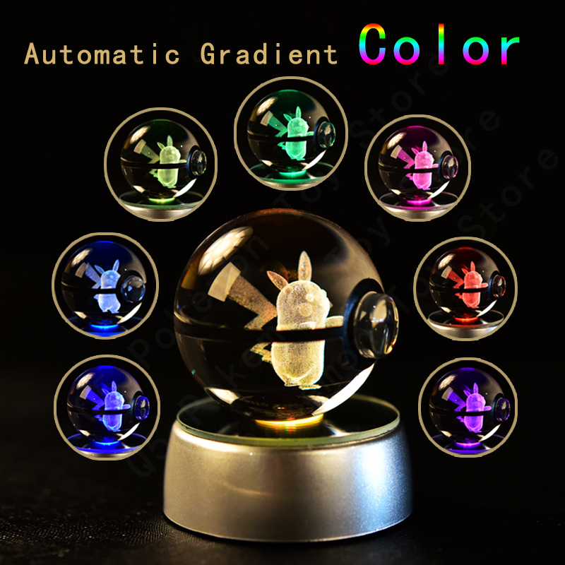 Pokemon Crystal Ball 3D Night  - Home Cinema Lighting incelemesi ve fiyatı