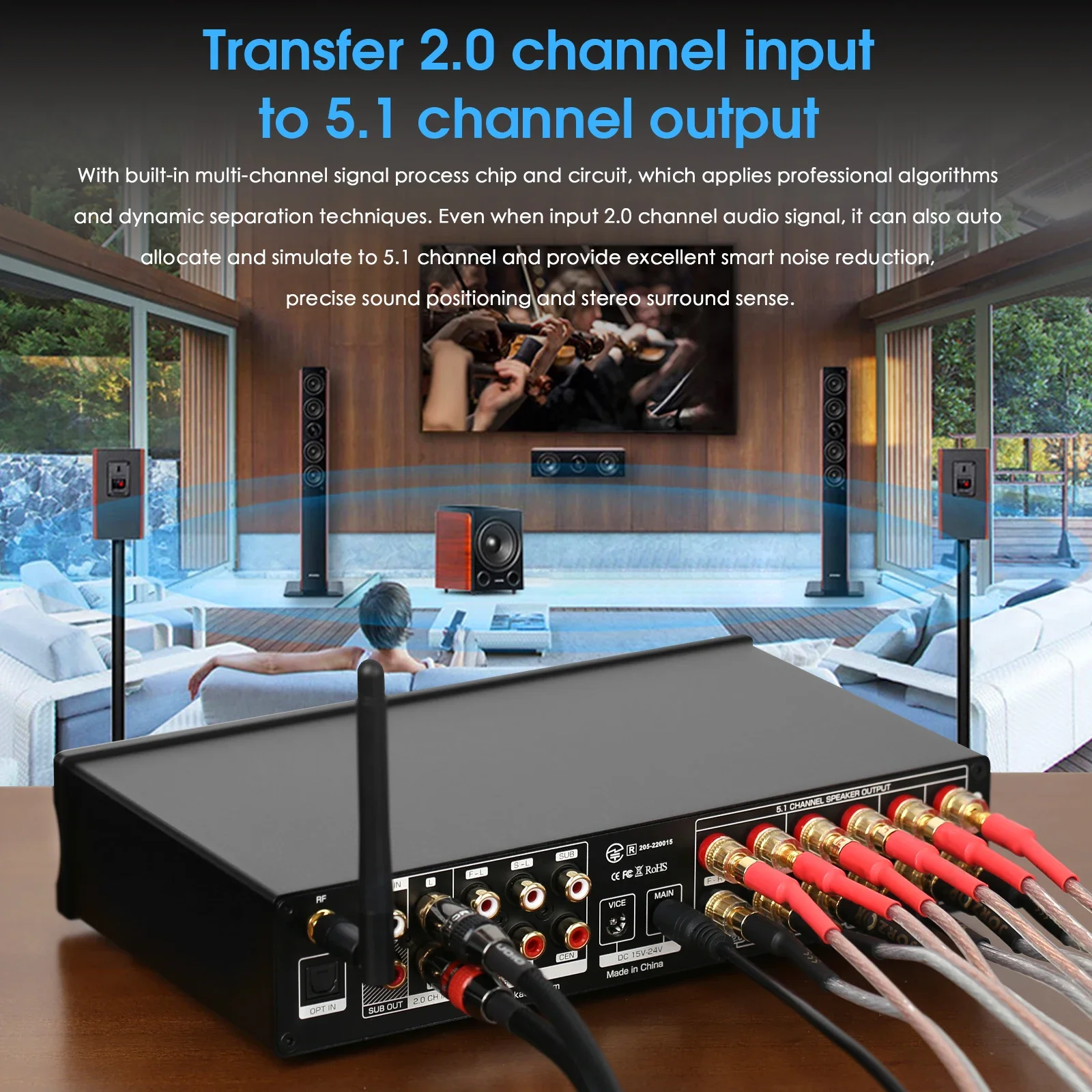 Douk Audio 5.1 Channel Digital - Home Cinema Subwoofer incelemesi ve fiyatı