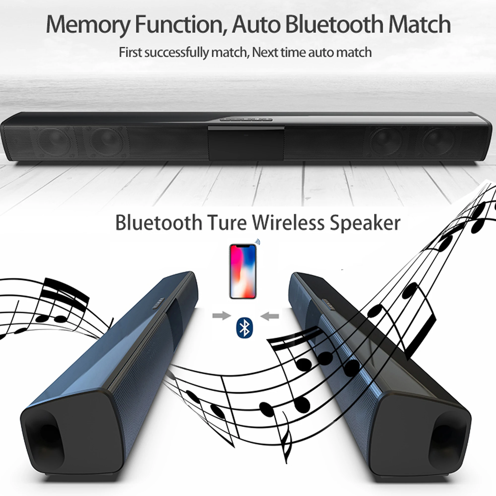 40W High Power Soundbar for TV - Home Cinema With Wireless Rear Speakers incelemesi ve fiyatı