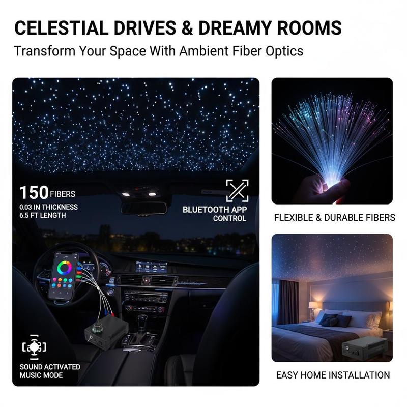 Fiber Optic Star Ceiling Light - Home Cinema Interiors incelemesi ve fiyatı