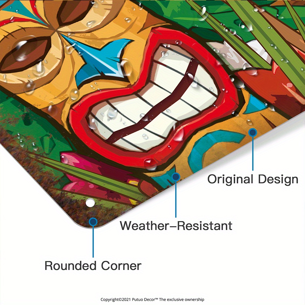 Custom  Decor Tiki Bar Sign, P - Home Cinema Classic incelemesi ve fiyatı