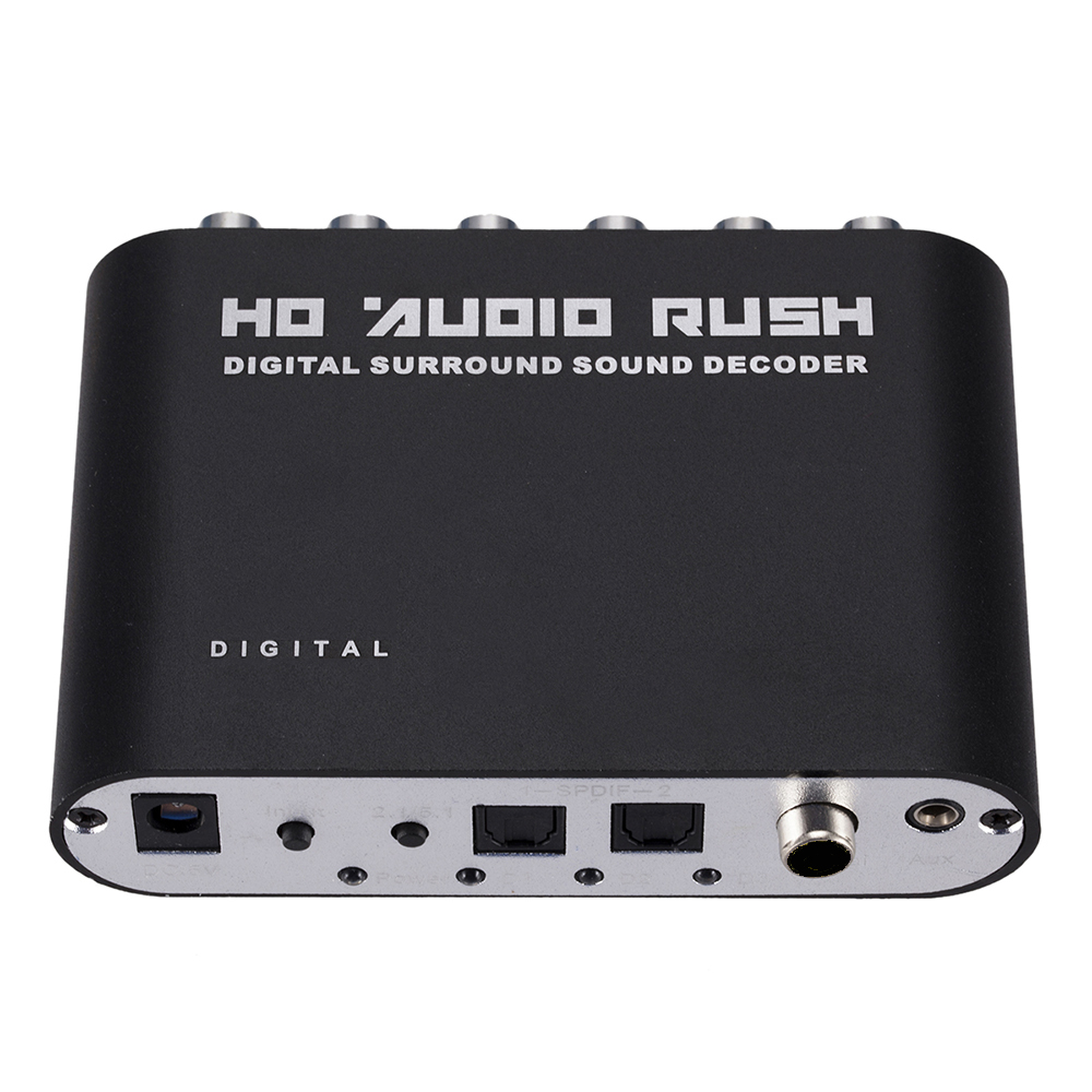 5.1CH HD Audio Decoder SPDIF C - Surround Sound Decoder incelemesi ve fiyatı