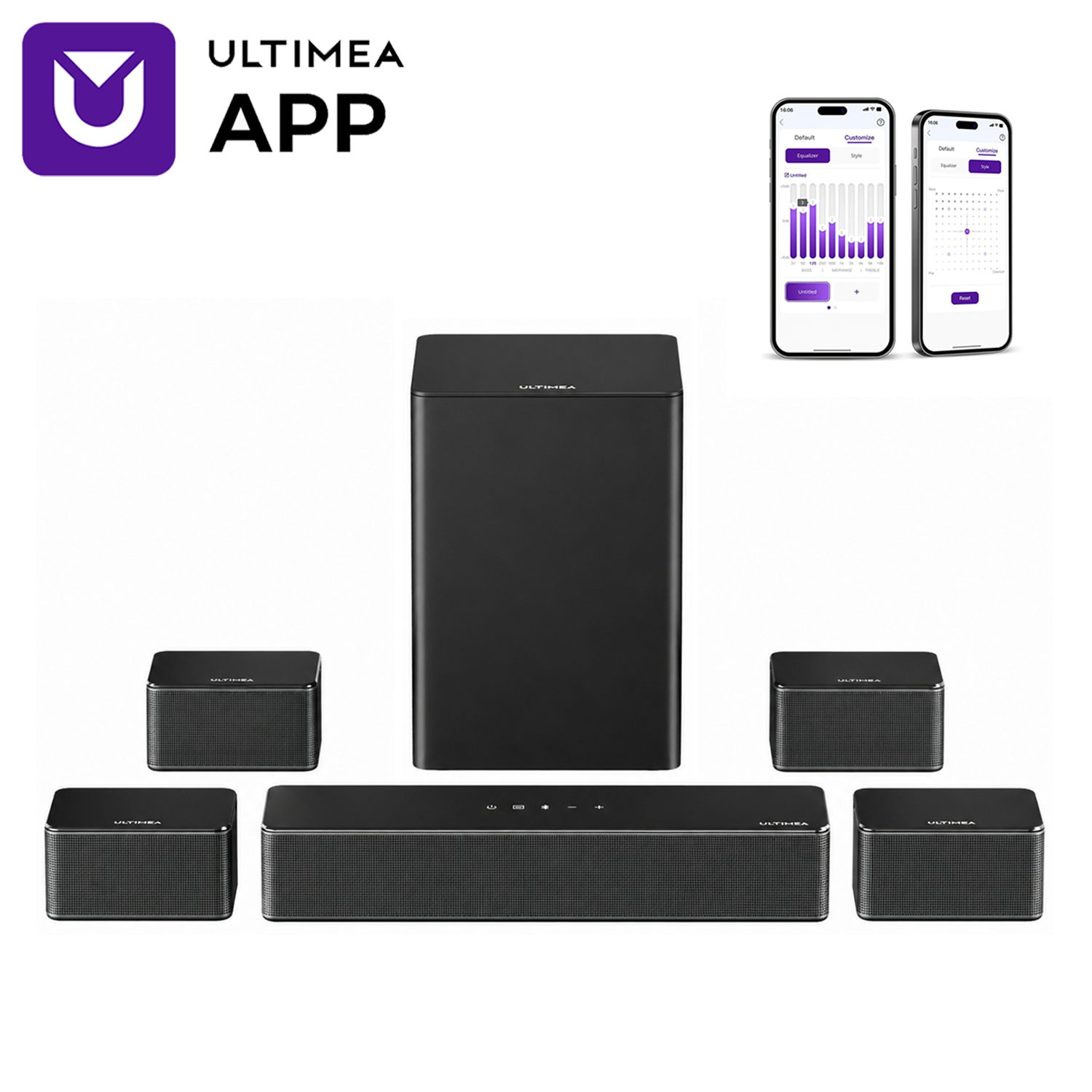 ULTIMEA 7.1 Surround Sound Sys - Home Cinema Subwoofer incelemesi ve fiyatı
