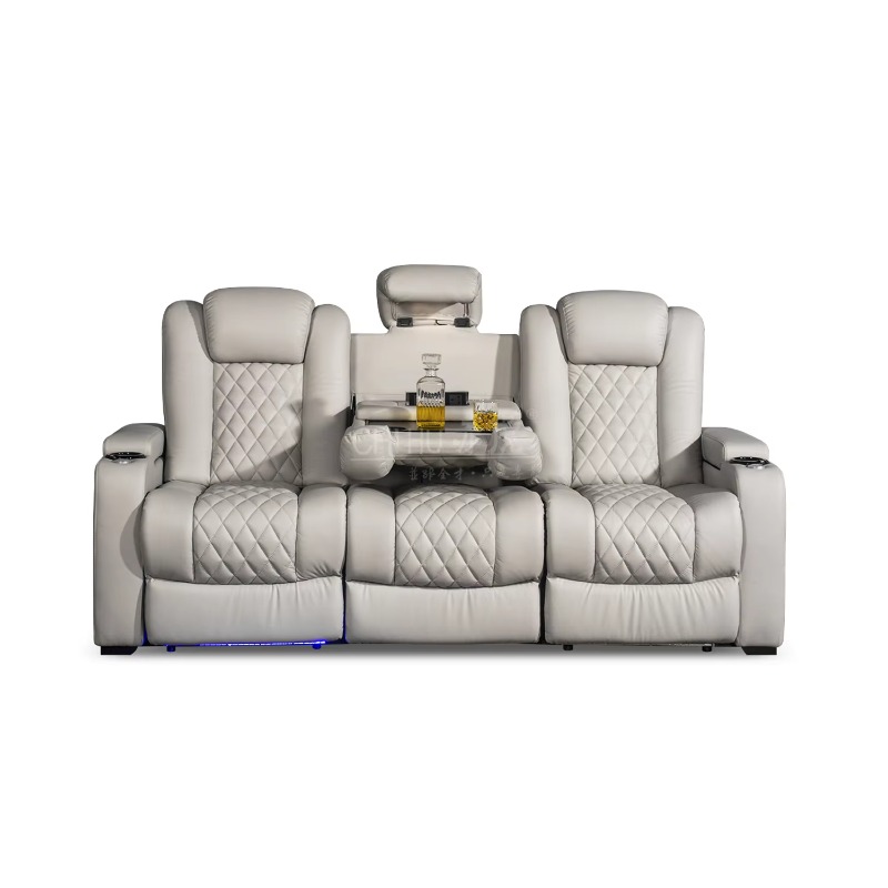 White Color 3seater Electric C - Home Cinema Interiors incelemesi ve fiyatı