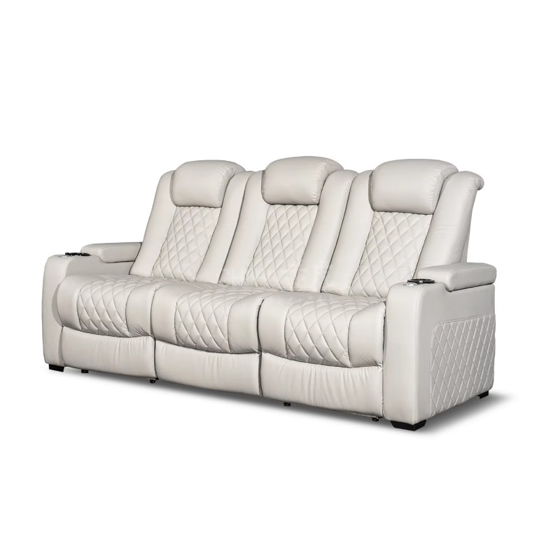 White Color 3seater Electric C - Home Cinema Interiors incelemesi ve fiyatı