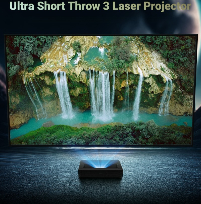 Full HD1080P Laser DLP UST Pro - Home Cinema Ultra Short Throw Projector incelemesi ve fiyatı