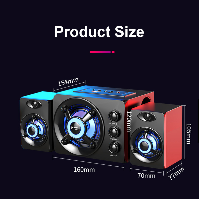 HIFI 3D Stereo Alto-falantes C - Home Cinema With Wireless Rear Speakers incelemesi ve fiyatı
