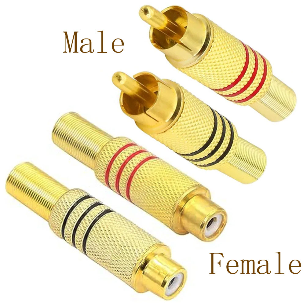 4PCS RCA Plug Gold Plated Sold - Klipsch Home Cinema incelemesi ve fiyatı