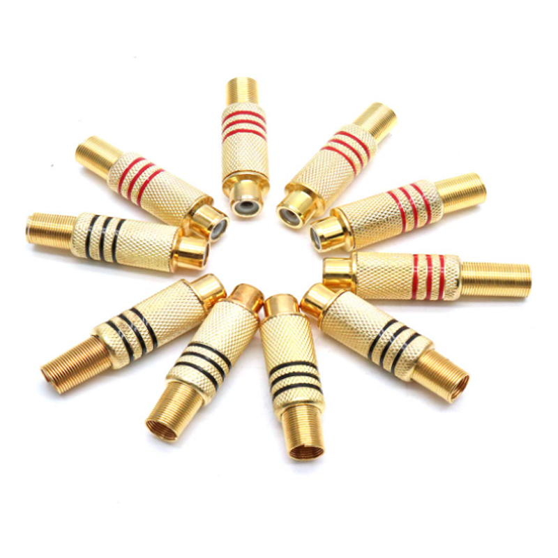 4PCS RCA Plug Gold Plated Sold - Klipsch Home Cinema incelemesi ve fiyatı