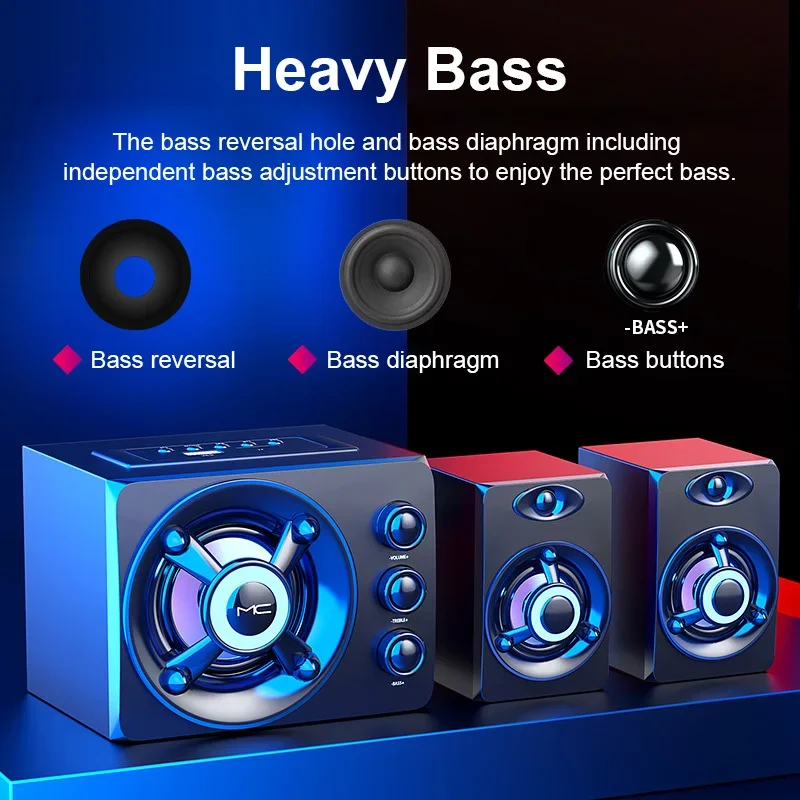 HIFI 3D Stereo Speakers Colorf - Home Cinema With Wireless Rear Speakers incelemesi ve fiyatı